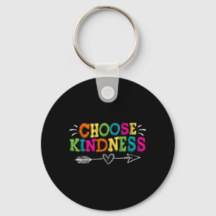 Choose Kindness Retro Groovy - Be Kind Key Ring