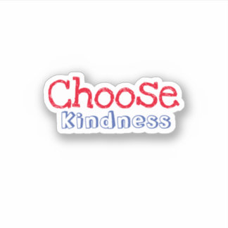 Choose kindness trendy aesthetic Sticker