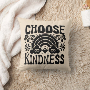 Choose kindness vintage cushion