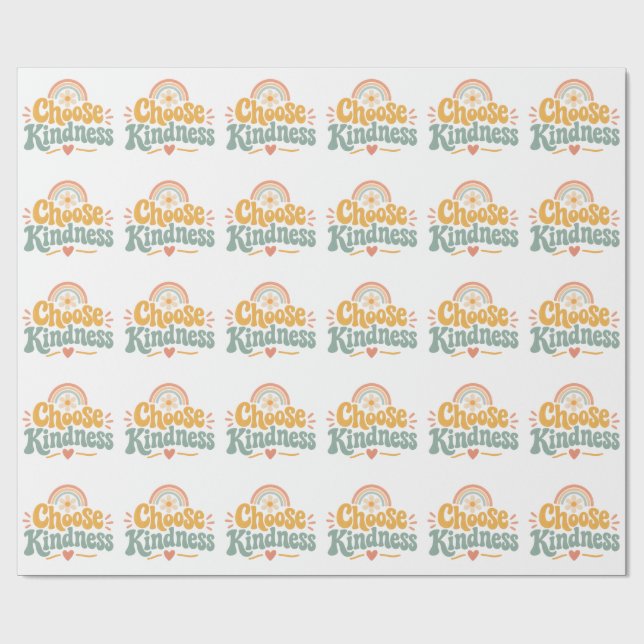 Choose Kindness Wrapping Paper (Flat)
