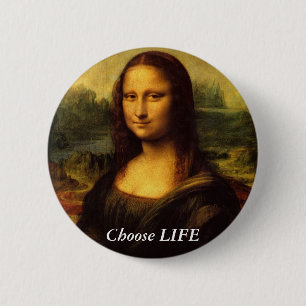 Choose LIFE 6 Cm Round Badge