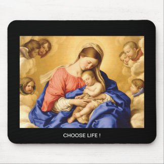 CHOOSE LIFE MOUSE MAT