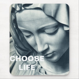 CHOOSE LIFE MOUSE MAT