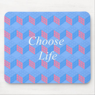 CHOOSE LIFE MOUSE MAT