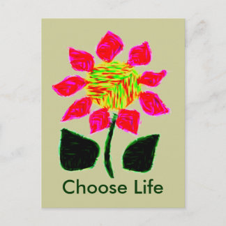 Choose Life Postcard