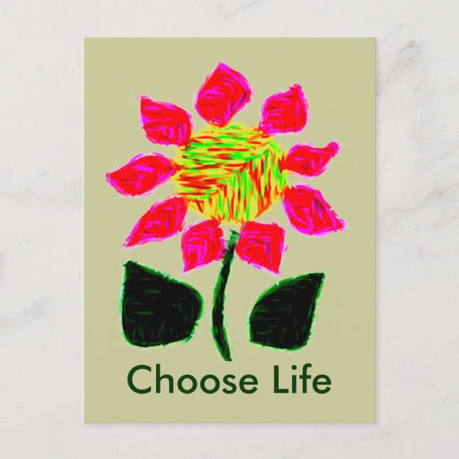 Choose Life Postcard (Front)