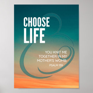 CHOOSE LIFE POSTER
