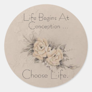 'CHOOSE LIFE' Sticker