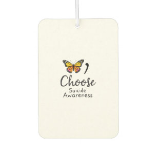 Choose life suicide Awareness Colourful Dragonfly Car Air Freshener
