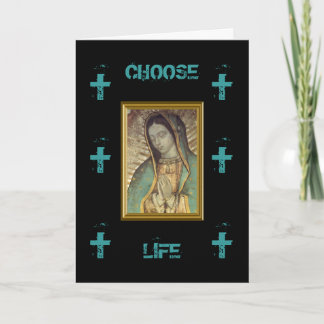 CHOOSE LIFE THANK YOU CARD