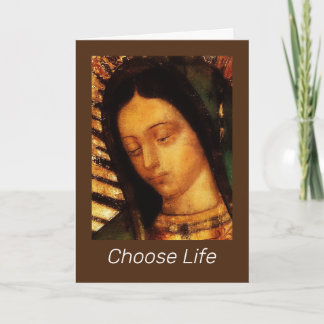 Choose LIFE Thank You Card