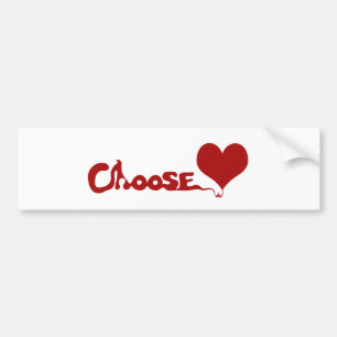 Choose Love Bumper Sticker