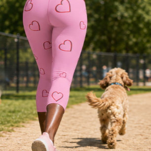 “CHOOSE LOVE" - PERSONALIZE HIGH-WAISTED CAPRI LEGGINGS
