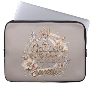 Choose My Own Peace and Success Laptop Sleeve