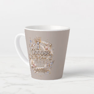 Choose My Own Peace and Success Latte Mug
