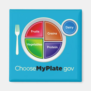 Choose My Plate (Blue) Magnet