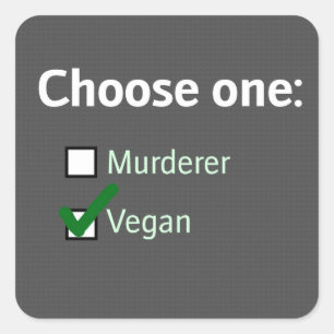 choose one vegan Sticker Sheet