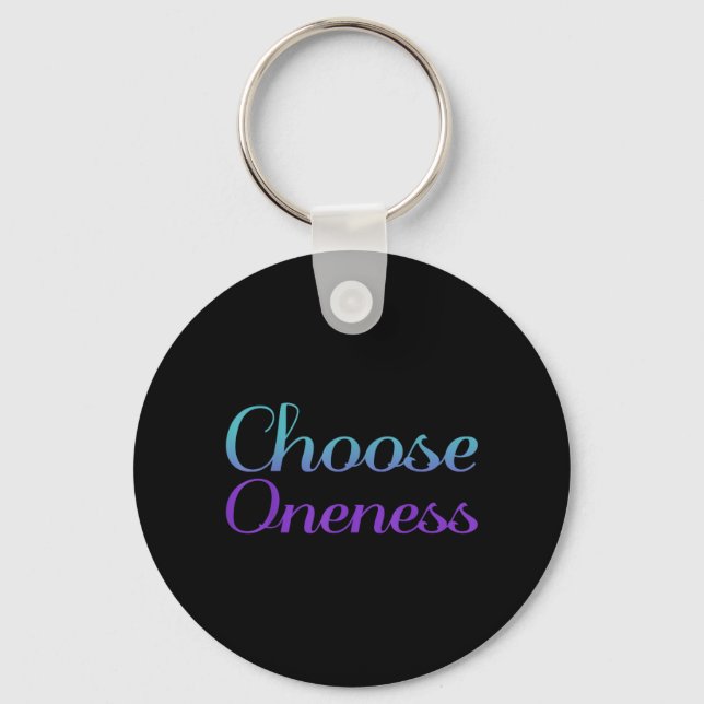 Choose Oneness Prevention Artwork Key Ring (Front)