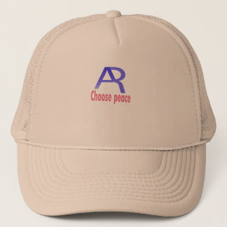 Choose Peace Beige Cap – Minimal Inspirational 