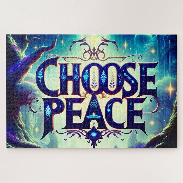 Choose Peace Jigsaw Puzzle (Horizontal)
