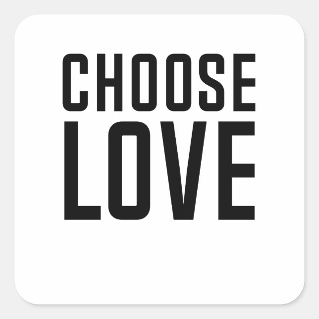 Choose Square Sticker (Front)