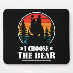 Choose The Bear Feminist Rage Feminism 1 Mouse Mat