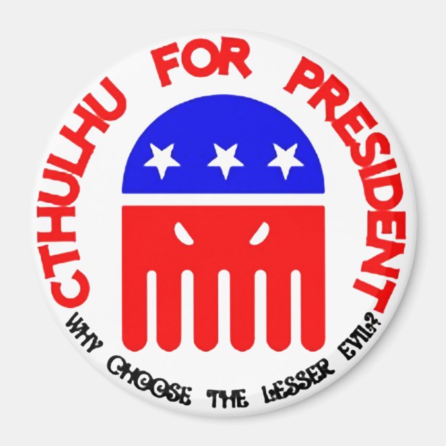 Choose The Lesser Evil Magnet (Front)