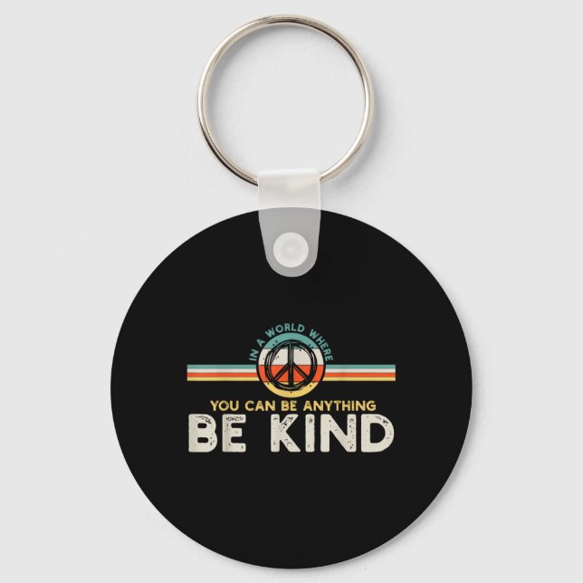 Choose To Be Kind Today Design Key Ring (Front)