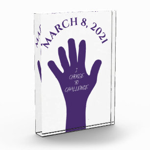 Choose to Challenge March 8 Women's Day 2021 Photo Block