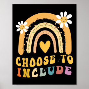 Choose To Include Autism Teacher Special Education Poster