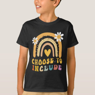 Choose To Include Autism Teacher Special Education T-Shirt