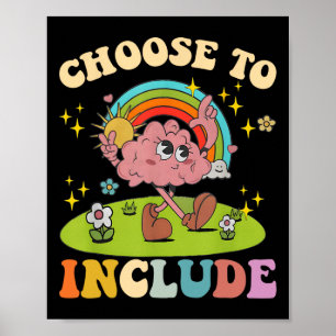 Choose To Include Neurodiversity Autism Teacher Ap Poster