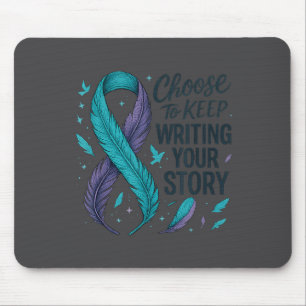 Choose To Keep Writing Your Story Insrational Quot Mouse Mat