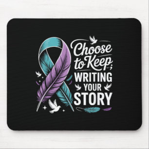 Choose To Keep Writing Your Story Insrational Quot Mouse Mat