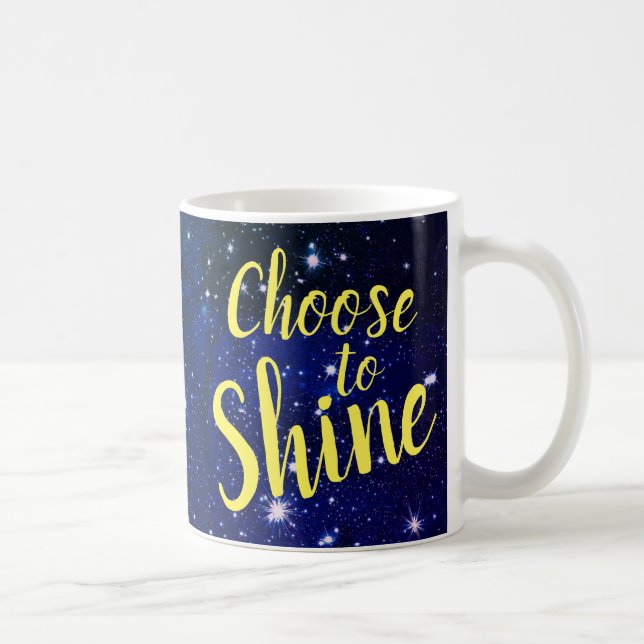 Choose to Shine Stars Cosmos Coffee Mug (Right)