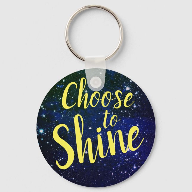 Choose to Shine Stars Cosmos Key Ring (Front)