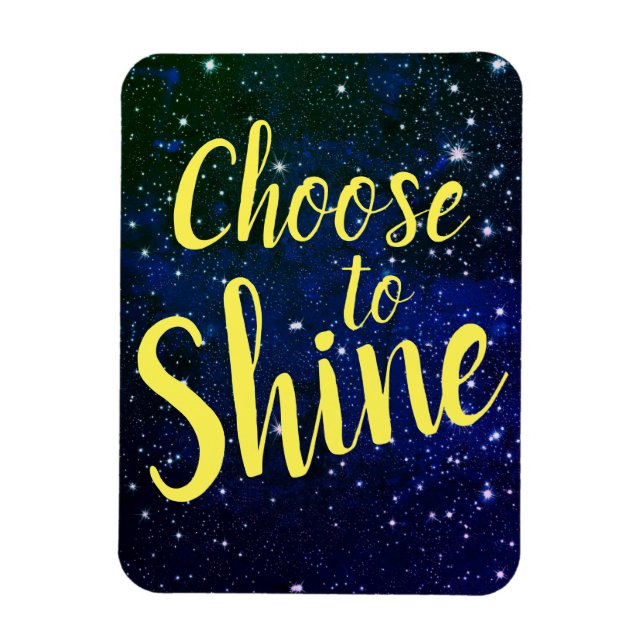 Choose to Shine Stars Cosmos Magnet (Vertical)