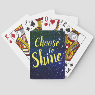 Choose to Shine Stars Cosmos Playing Cards