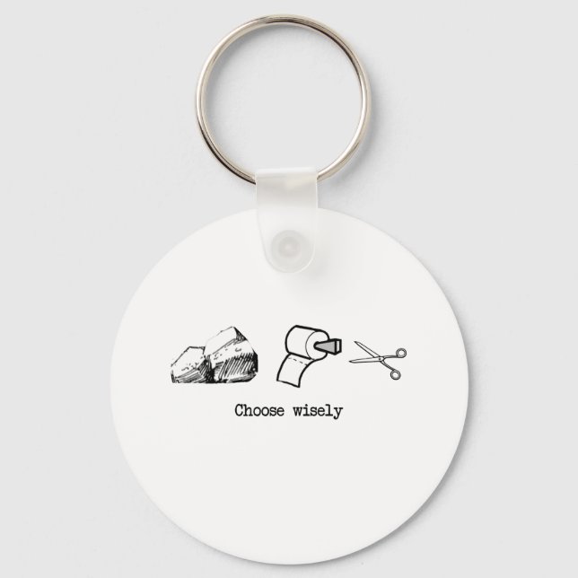 Choose Wisely Key Ring (Front)