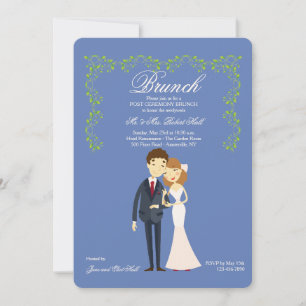 Choose You Own Colour Post Wedding Brunch Invites