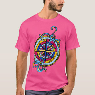 Choose Your Adventure Compass Blue T-Shirt