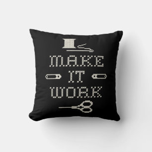 Choose Your Background Colour Fashion Pillow