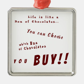 Choose your Chocolates! Metal Tree Decoration