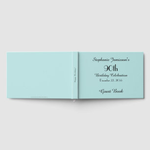 CHOOSE YOUR COLOR Birthday Party Memory/Guest Book