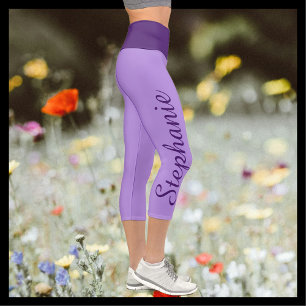 CHOOSE YOUR COLOR custom yoga capri leggings