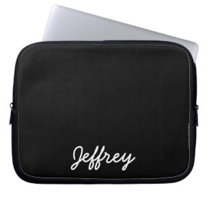 CHOOSE YOUR COLOR Laptop Computer Sleeve Black