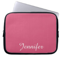 CHOOSE YOUR COLOR Laptop Computer Sleeve Pink