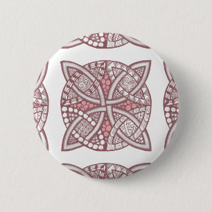 Choose Your Colour Celtic Knot Decorative Pattern 6 Cm Round Badge