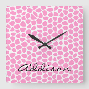 Choose Your Colour Giraffe Wall Clock