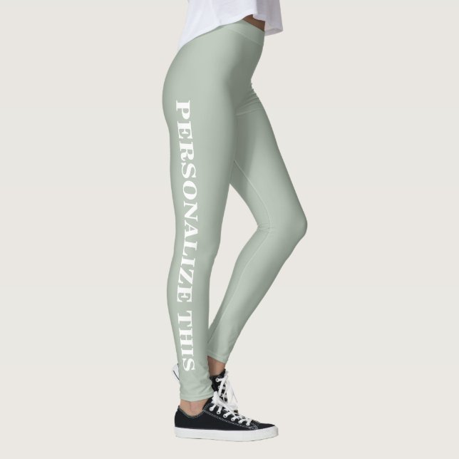 Choose Your Colour Personalised Custom Made  Leggings (Right)
